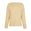 Nima, jersey oversize de alpaca, cachemir y seda marfil