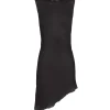 Nini, black silk mini dress