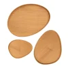 Oeuf, bandejas en madera de castaño