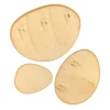 Oeuf, bandejas en madera de naranjo
