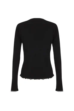 Ojala, cardigan de lana y cachemir negro