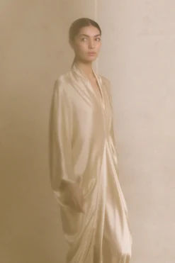 Ona, champagne dress