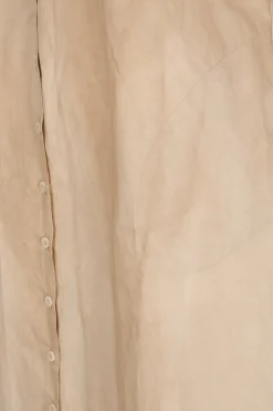 Ono, vestido camisero beige maltinto
