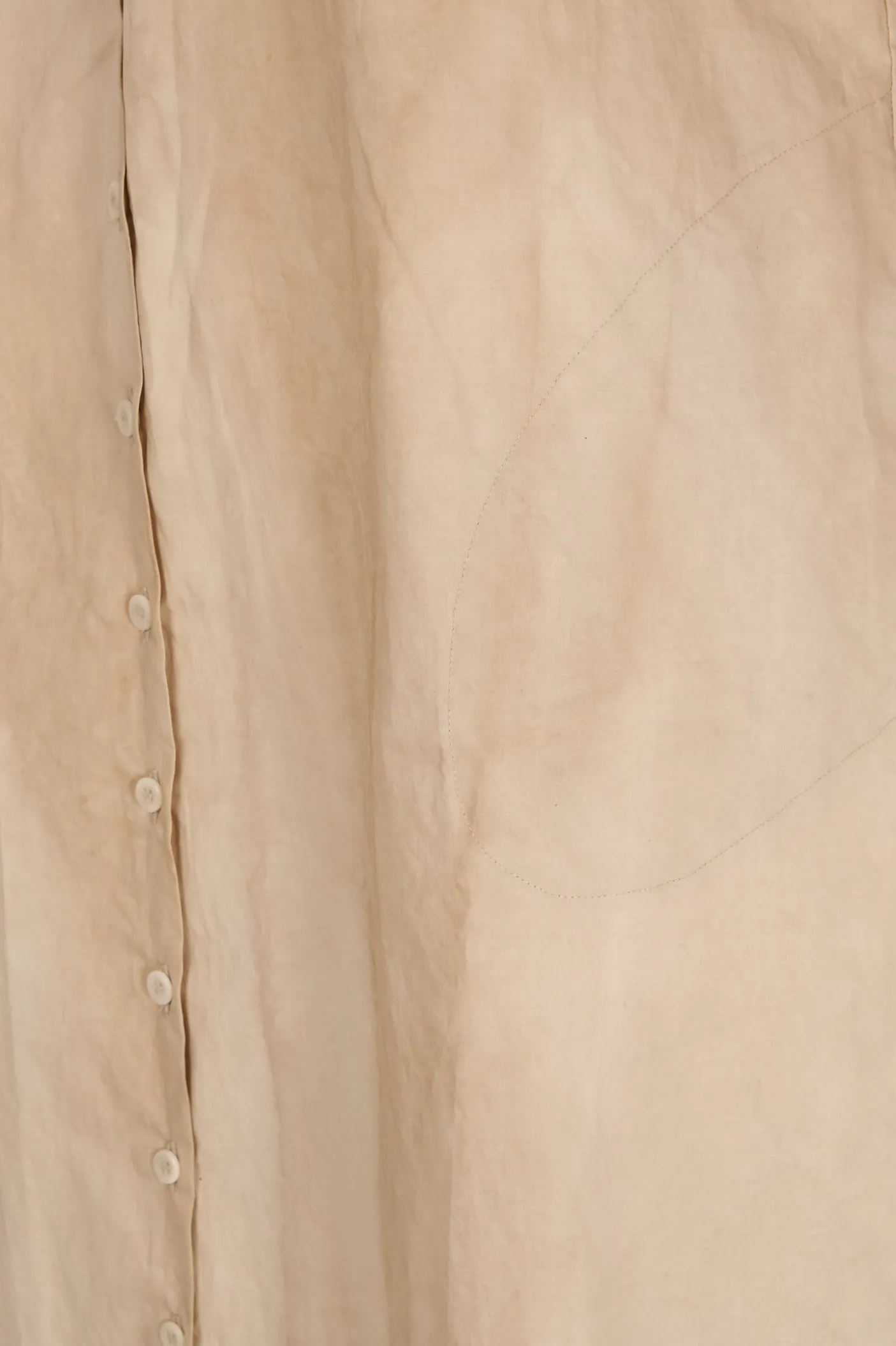 Ono, vestido camisero beige maltinto