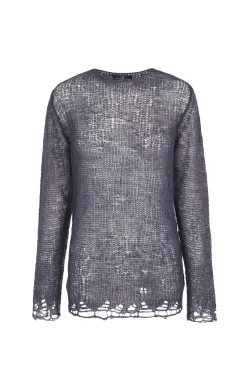 Onye, jersey en alpaca, seda y cachemir gris