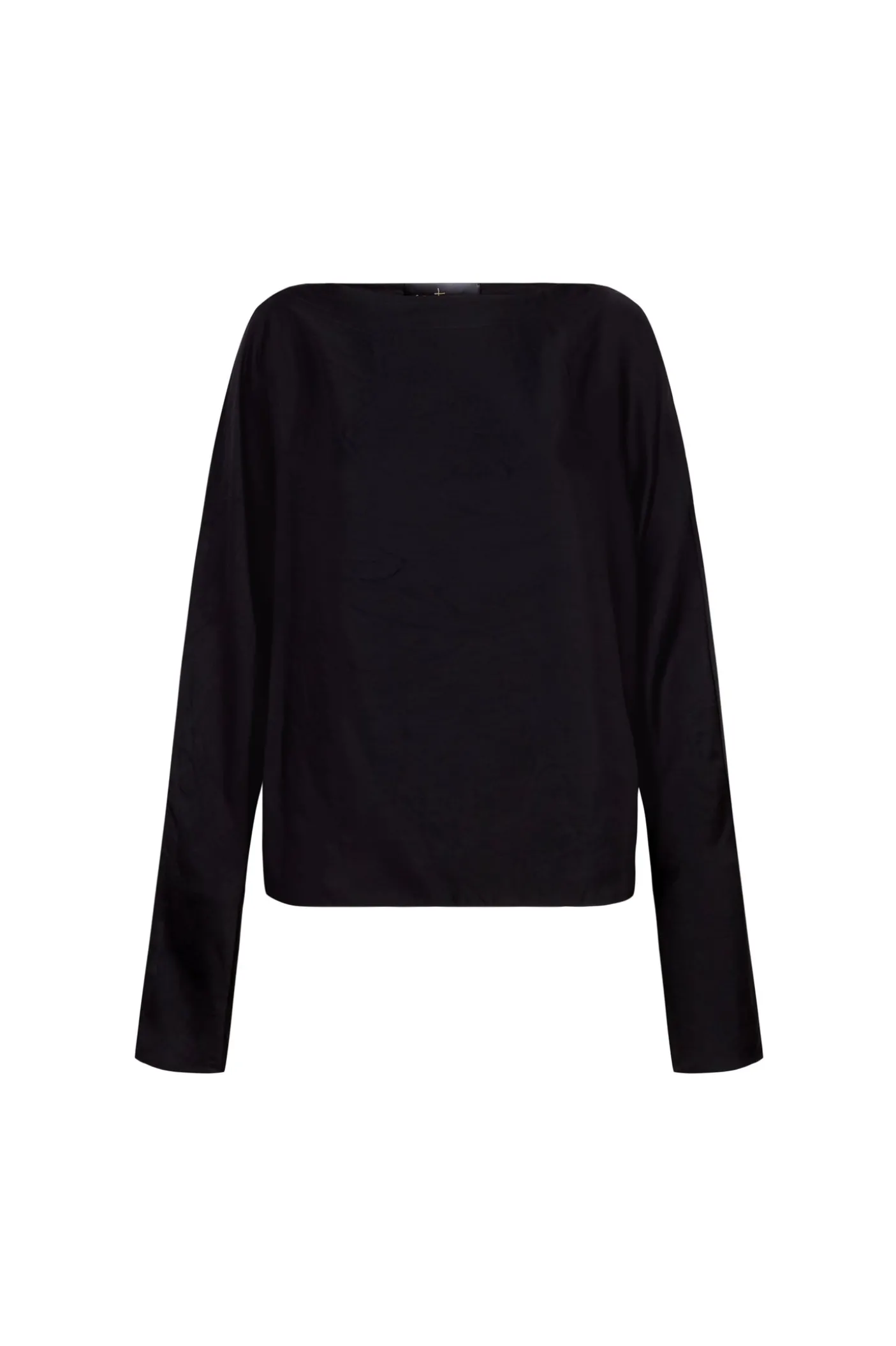 Oona, black cupro top