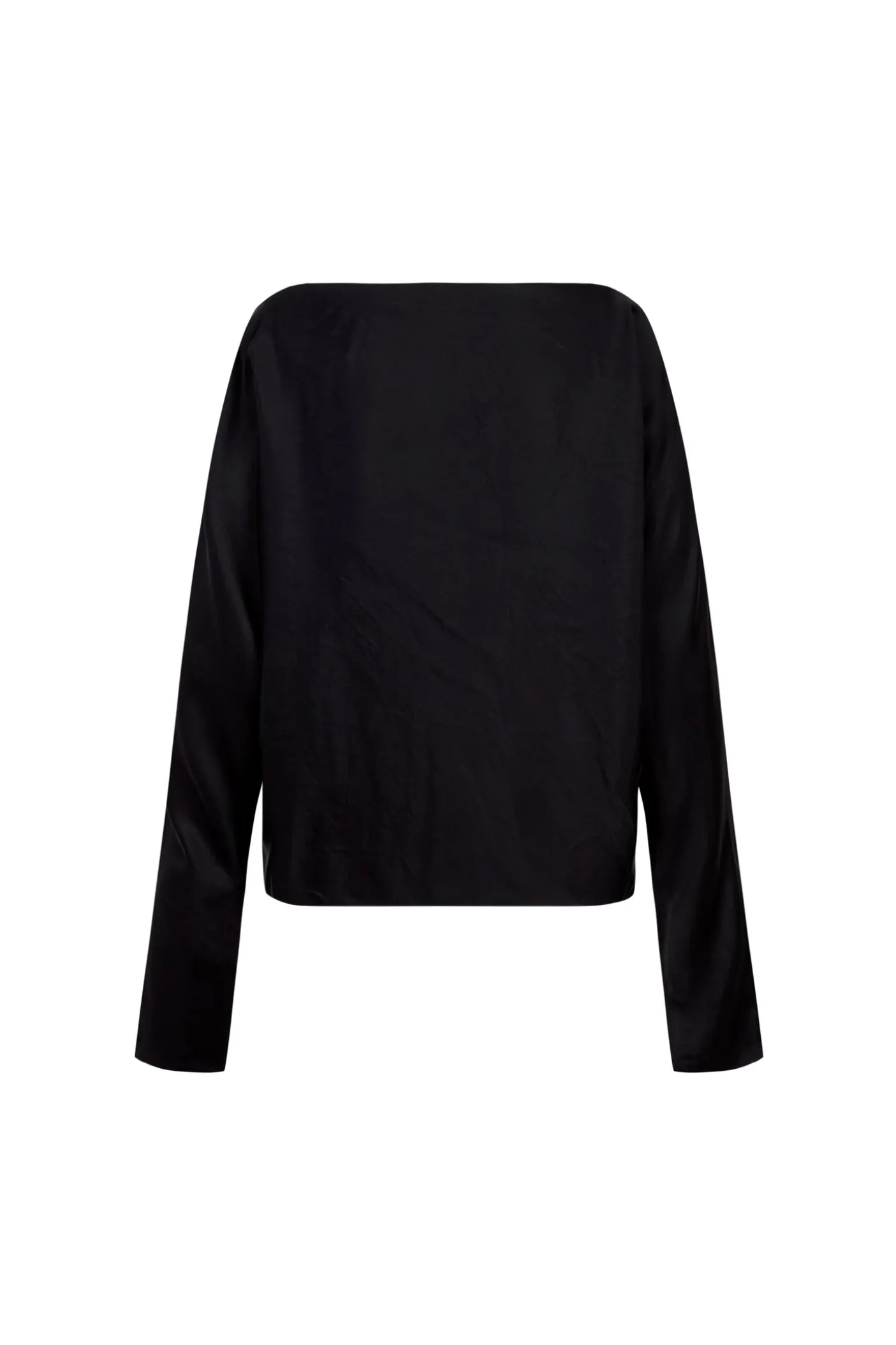 Oona, black cupro top