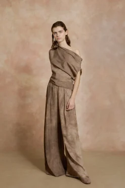 Opalo, pantalon cacao maltinto