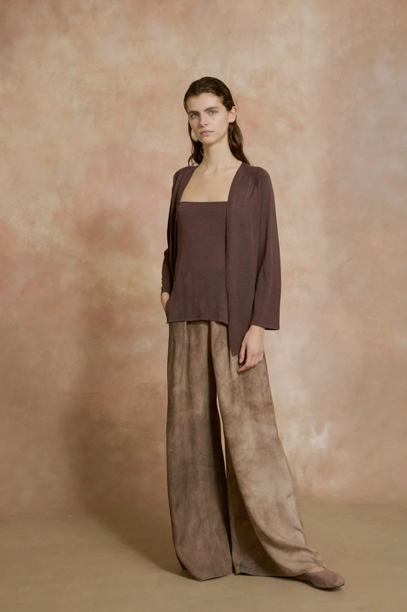 Opalo, pantalon cacao maltinto