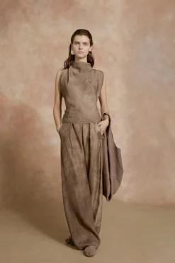Opalo, pantalon cacao maltinto