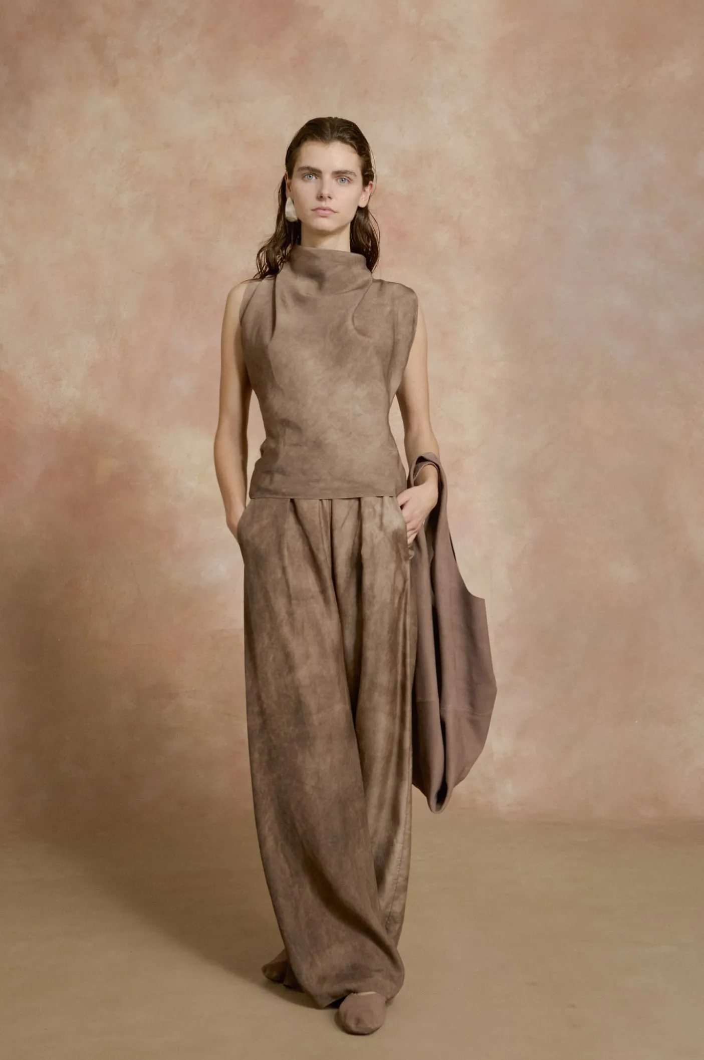 Opalo, pantalon cacao maltinto