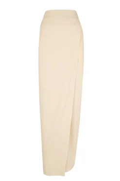 Organica, ivory wrap skirt