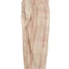 Pareo, irony print silk skirt