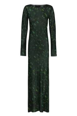 Paris, printed silk dress