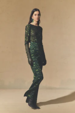 Paris, printed silk top