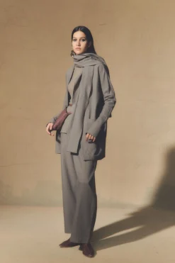 Patti, gray virgin wool jacket