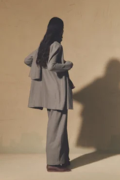 Patti, gray virgin wool jacket