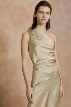Paz, nacar long dress