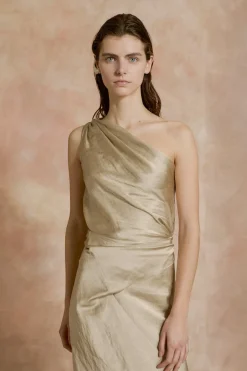 Paz, nacar long dress