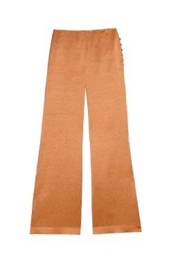 Paz, pantalon de campana mandarina