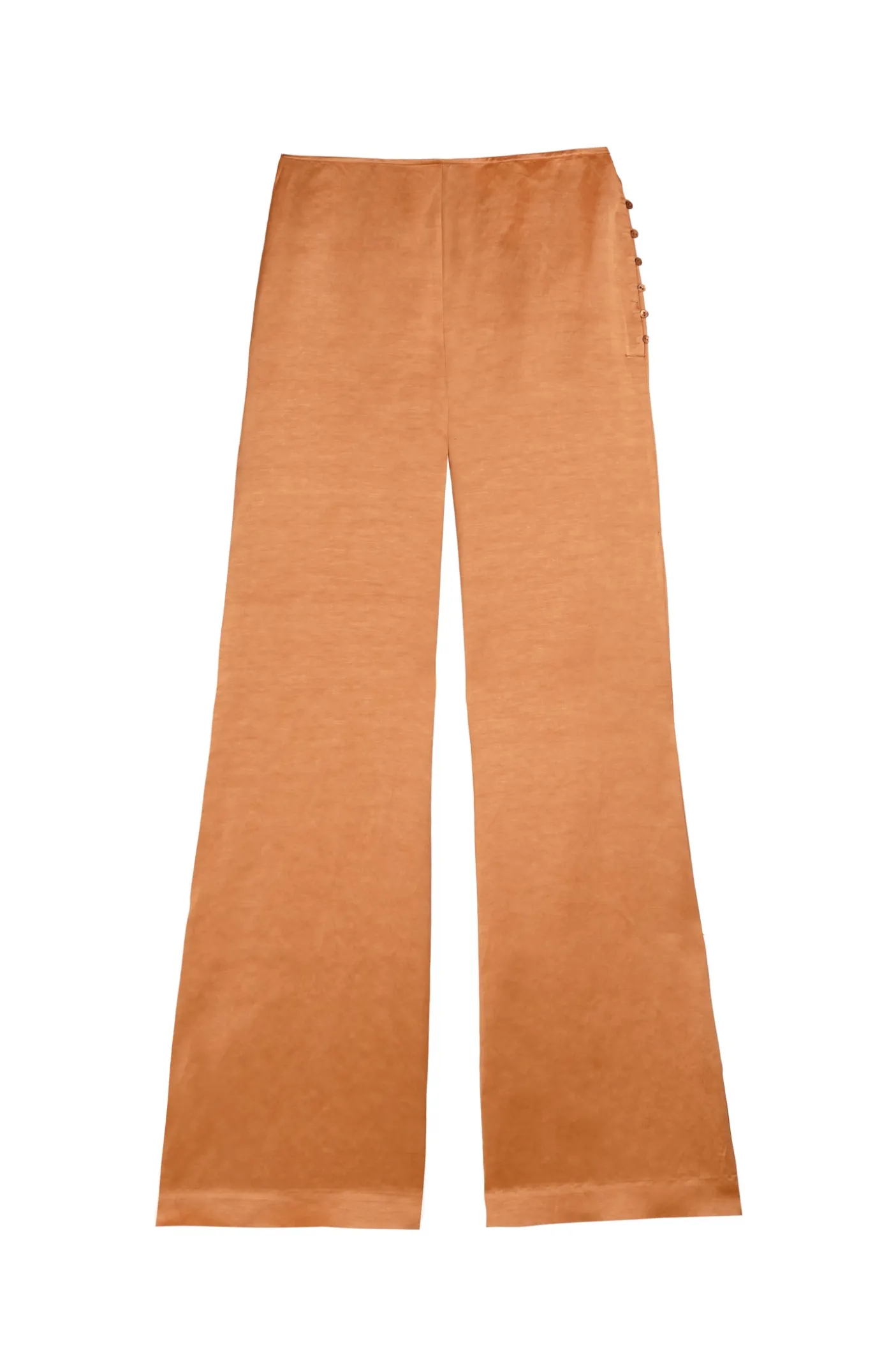 Paz, pantalon de campana mandarina