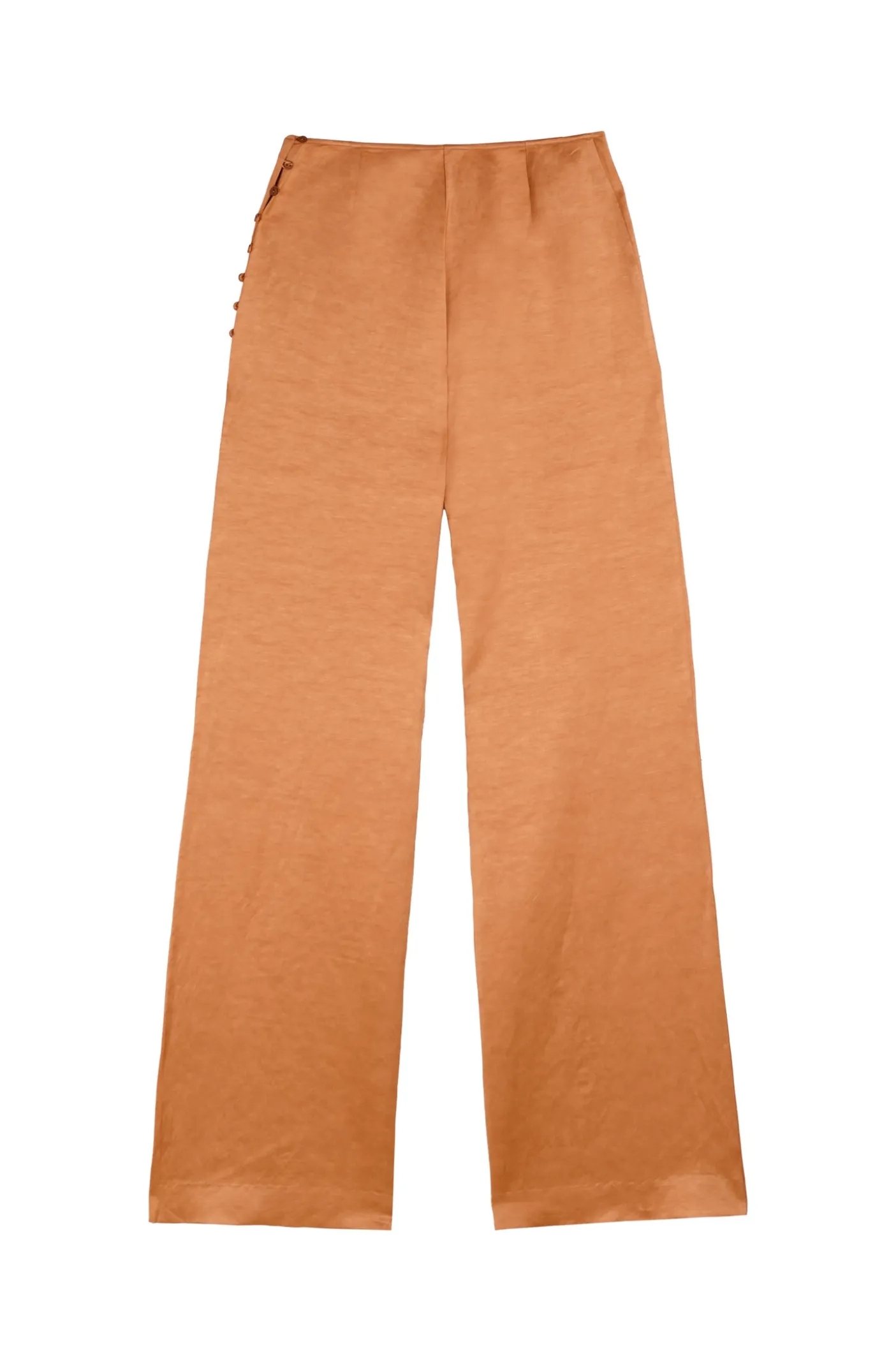 Paz, pantalon de campana mandarina