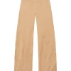 Peaches, peach high waisted pants