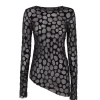 Pebbles, top in devore velvet
