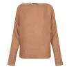 Pune, top en ramio terracota
