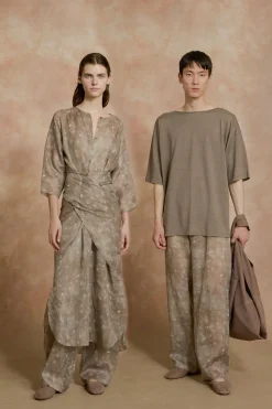 Rami, ramie ayaz print pants