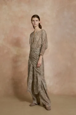 Rami, ramie ayaz print pants