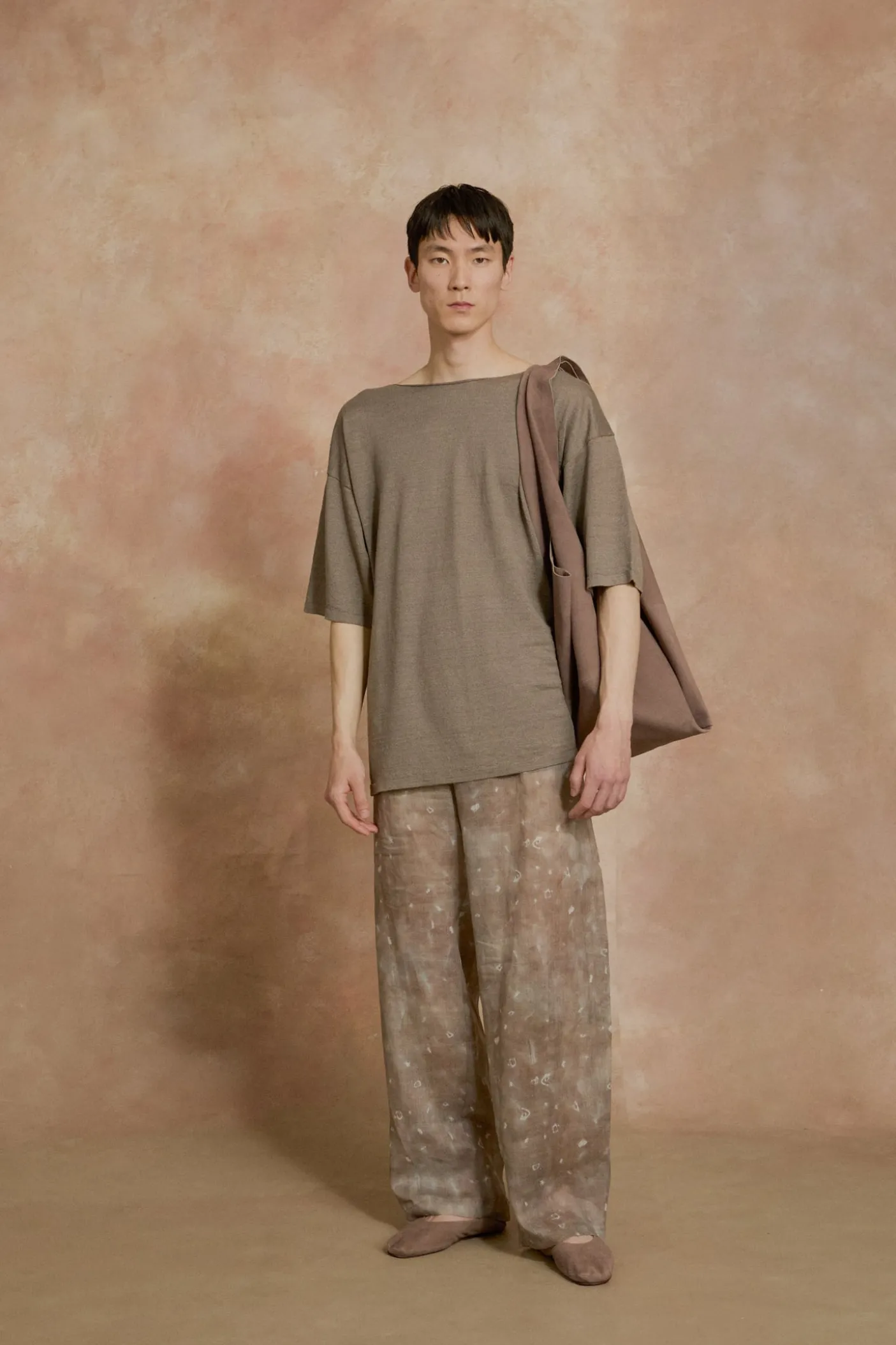 Rami, ramie ayaz print pants