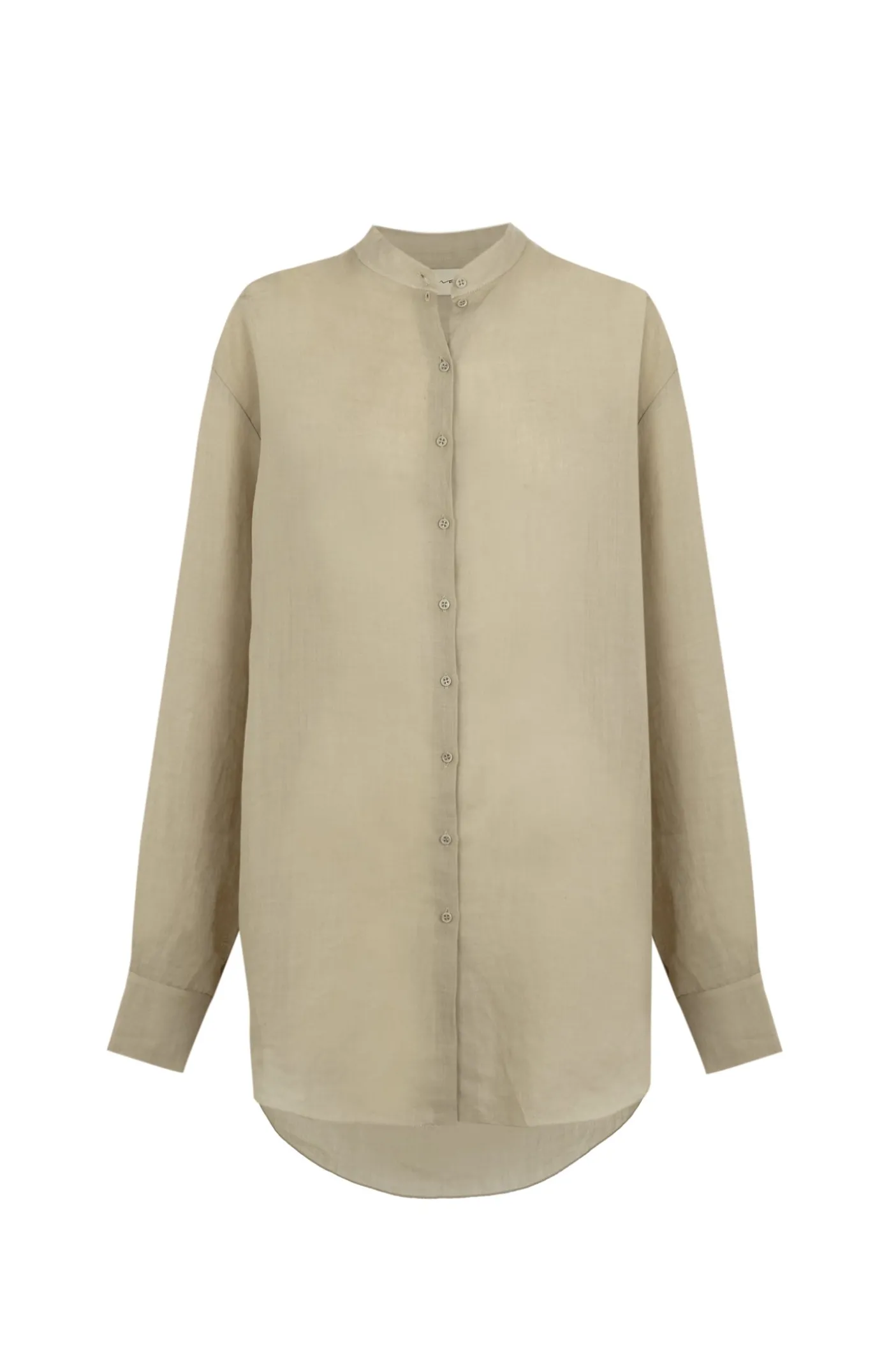 Raoul, camisa de ramio verde salvia