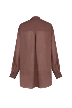 Raoul, camisa en ramio blush