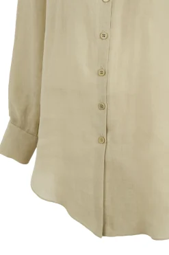 Raoul, camisa en ramio gris claro