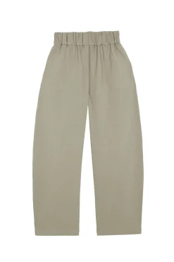 Rocco, gray linen and virgin wool pants