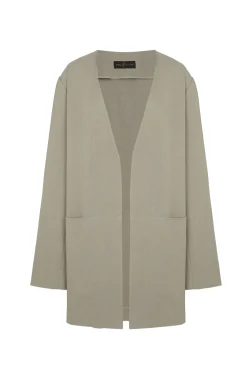 Rocco, jacket in linen and gray virgin wool