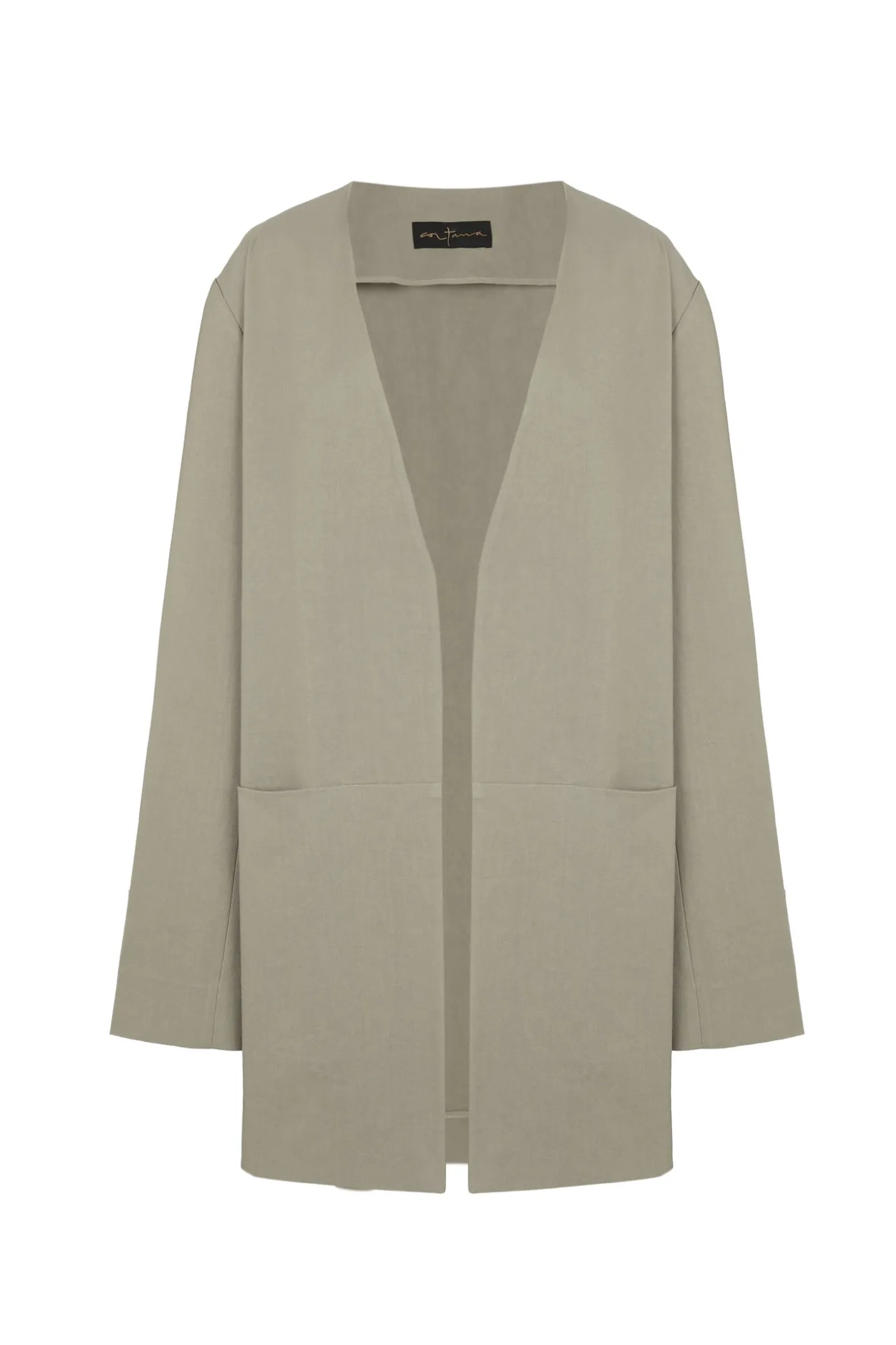 Rocco, jacket in linen and gray virgin wool