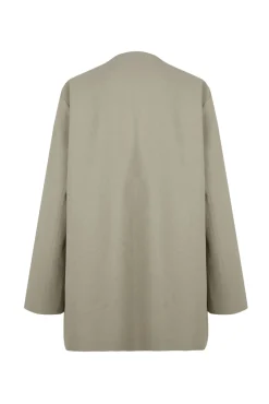 Rocco, jacket in linen and gray virgin wool