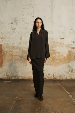 Rocio, silk shirt