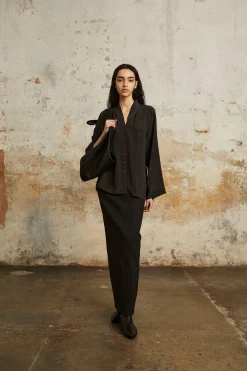 Rocio, silk shirt