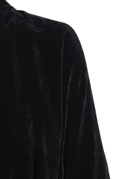 Roisin, black velvet jacket