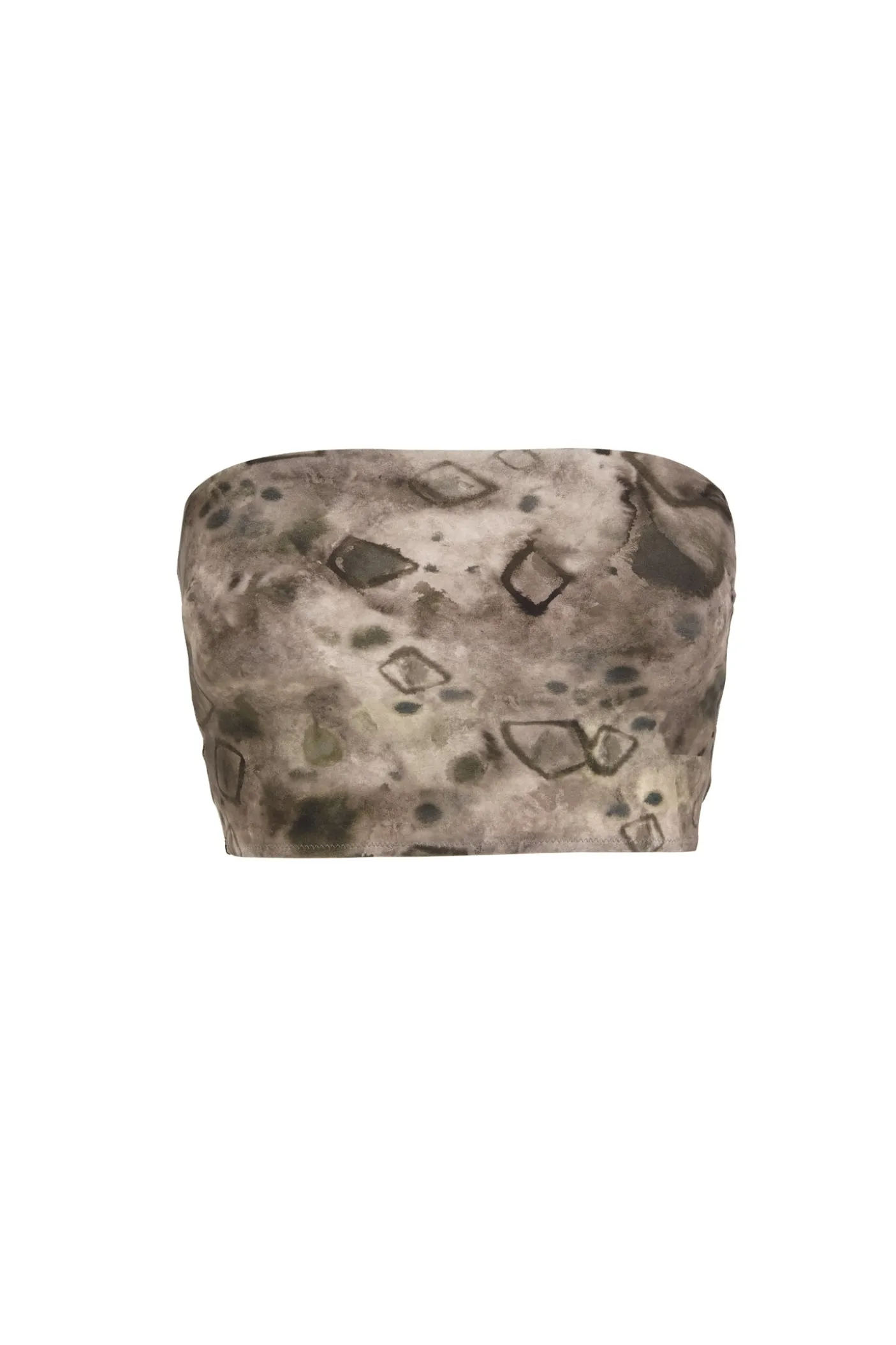 Ryo, bikini bandeau elmas print