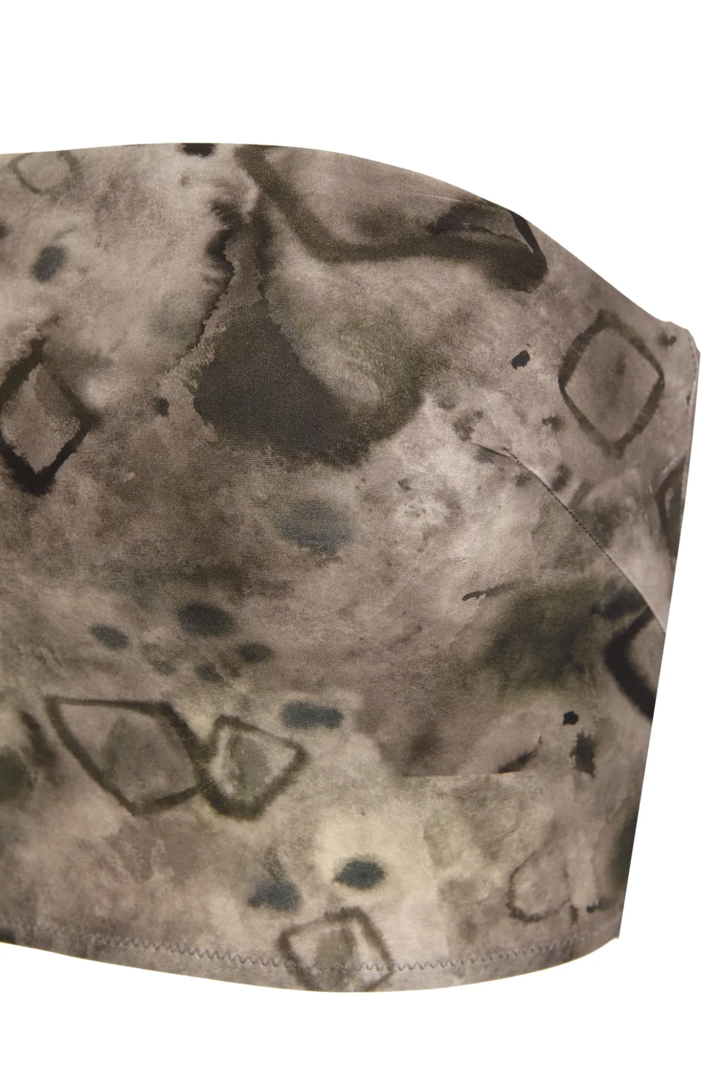 Ryo, bikini bandeau elmas print