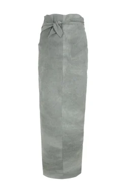 Ryo, maltinto aqua striped skirt