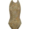 Ryo, trap print swimsuit