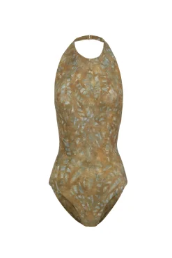 Ryo, trap print swimsuit