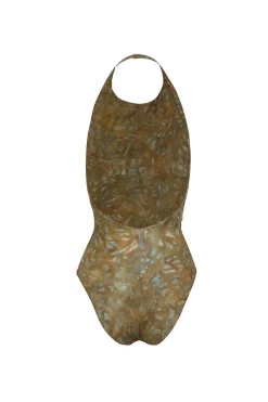 Ryo, trap print swimsuit