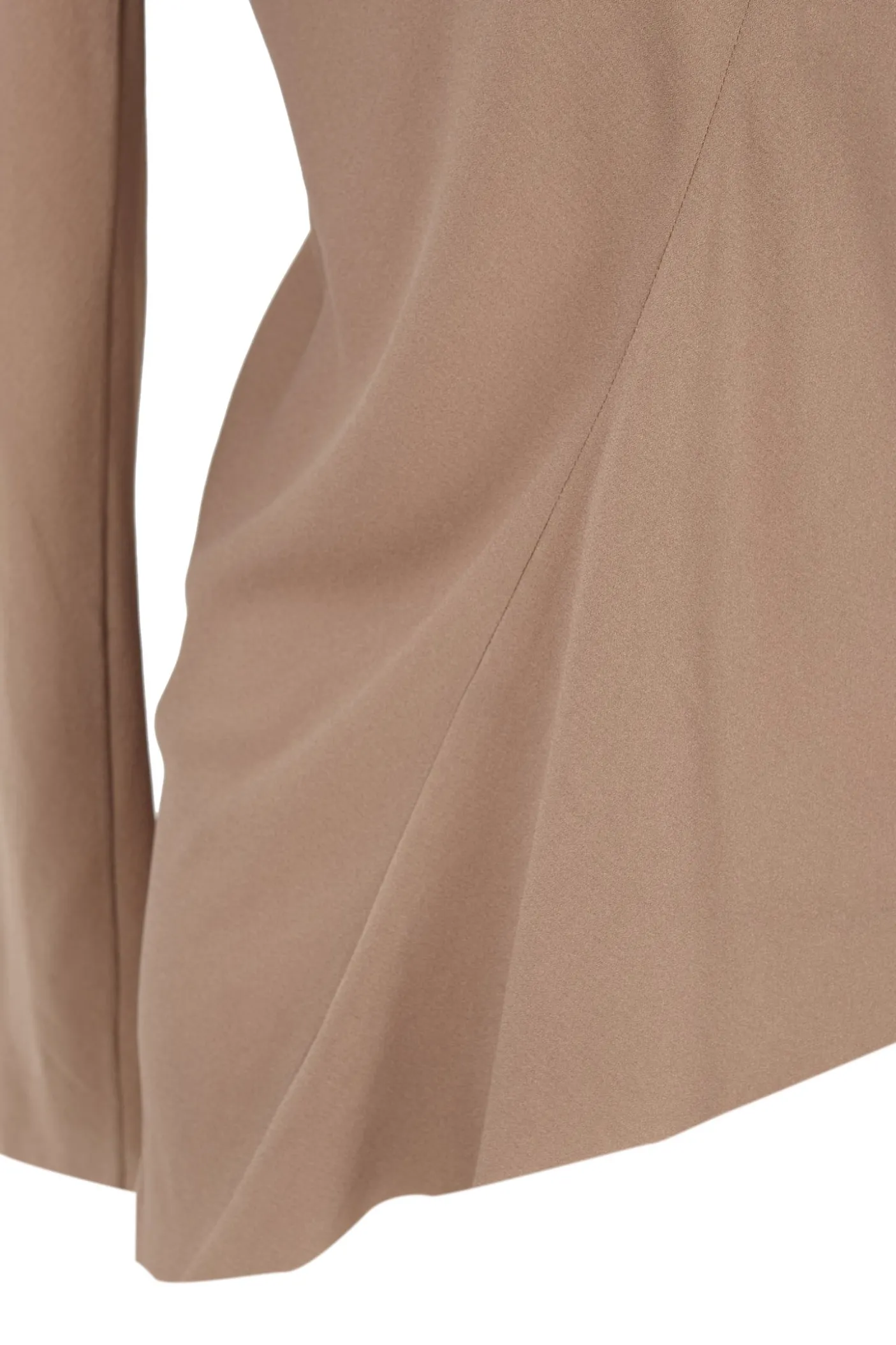 Sabrina, top en seda stretch cocoa
