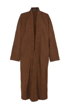 Saga, long cinnamon jacket